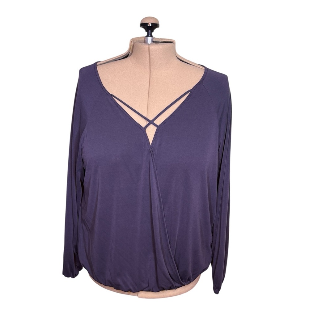 Torrid Gray Long Sleeve Top